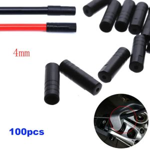 Pièces 100pcs 4/5 mm de vélos de montagne de vélos de vélo de vélos de vélos de serre de cordon couvertures de cordon de la ligne de manche de l'habit