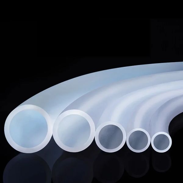 Piezas 1 metro Tubo de silicona de grado alimenticio 25 31 41 44 mm Manguera de goma flexible para jardín Manguera de tubo suave para acuario