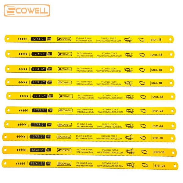 Pièces 30% de réduction SCOWELL Flexible HSS bimétallique M42 8% Cobalt 12 