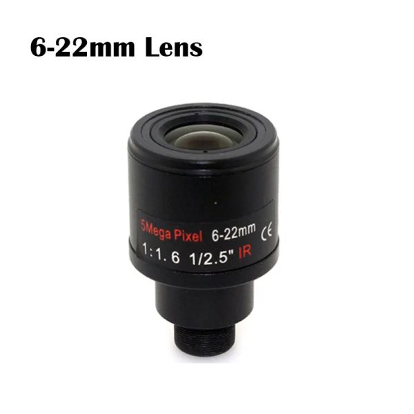 Parts 622 mm HD Megapixel Manuel Varifocal Lens M12 Mont CCTV Camera Lens pour 4MP / 5MP IP / AHD Camera