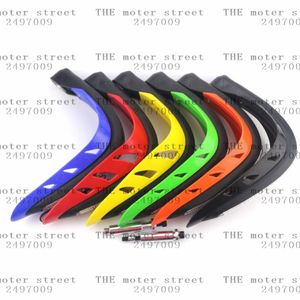 Piezas 6 colores motocicleta LED DRL señal de giro cepillo de luz Dirt Bike Motocross Bar guardamanos Protector cubierta manillar protectores de mano