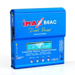 Onderdelen Accessoires HTRC IMAX B6AC 80W RC Balance Battery Charger B6 AC 6A met digitaal LCD-scherm Liion LiFe Nimh Nicd PB Lipo Battery Discharger 230705