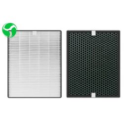 Onderdelenluchtreinigersfilter voor Philips AC1215 AC1214 AC1210 AC1213 H13 HEPA -filter 360*275*27mm + Geactiveerd koolstoffilter 360*275*10 mm