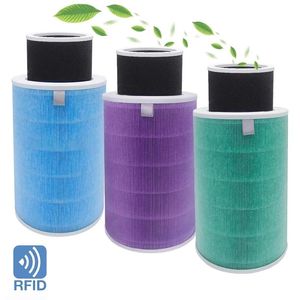 Remplacement du purificateur d'air des pièces pour Xiaomi MI 1/2/2S / 3 / Pro Filtre à air amovible Couche nette de carbone Activé carbone HEPA PM2.5