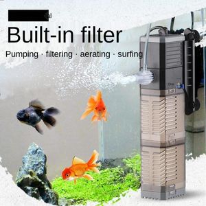 Onderdelen Aquarium Filterpomp Super 4 in 1 Aquarium Dompelpomp Zuurstofcirculatie Interne Pomp Siervissen Waterpomp