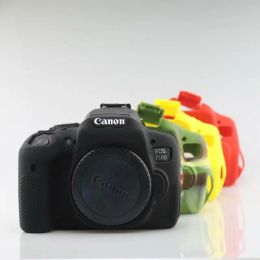 Caméra de caméra en silicone en silicone pour Canon EF 100D 200D 600D 650D 700D 750D 1300D 1500D 5D4 5D3 6D DSLR Camera