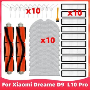 Parties compatibles pour Xiaomi Drenee D9, Dreame Bot L10 Pro, trouble LDS Finder principal Brush Mop HEPA Filtre Filtre Pièces de pièces