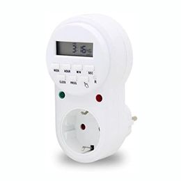 Pièces ETG63A Timer Socket Smart Power Socket EU PILLE PROGRAMMABLE ELECTRONIQUE DIGILE TIMER CUTER