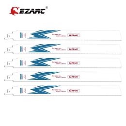 Onderdelen EZARC 5 stuks reciprozaagblad bimetaal kobalt sabelzaagbladen voor het snijden van zware metalen 150 mm R626PM+ 225 mm R926PM+ R1226PM+
