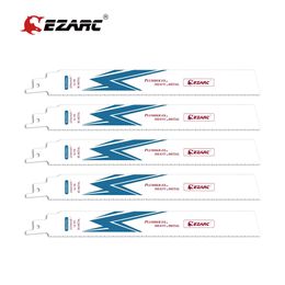 Pièces EZARC Lame de scie alternative bimétallique cobalt lames de scie sabre pour la coupe de métaux lourds 14TPI R626PM+ R926PM+ R1226PM+ (paquet de 5)