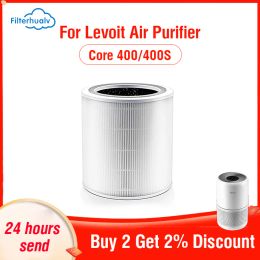Onderdelen filterhualv levoit hepa -filter voor levoit air purifier core 400s geactiveerd koolstoffilter voor levoit core 400s hepa filter levoit