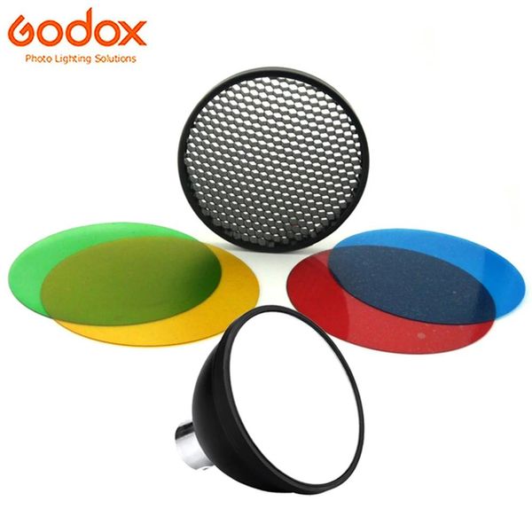 Pièces Godox Ads11 filtre de gels de couleur grille en nid d'abeille + diffuseur souple à réflecteur Standard Ads2 pour Witstro Ad360 Ii Ad180 Ad200 Ad200pro