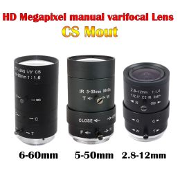 Onderdelen HD CCTV CAMERA LENS 660 MM/550 MM/2.812MM MEGAPIXEL HANDMAND VARIFOCAL LENS CS MOUT VASTE IRIS LENS VOOR CCTV SECUREY CAMERA CAMERA