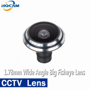 Onderdelen HQCAM Hoge hoeveelheid Beveiligingsbrede bereik Lens 5mp 1,66 mm 1,8 mm 1,78 mm 182 graden groothoeklens voor IR CCTV -camera