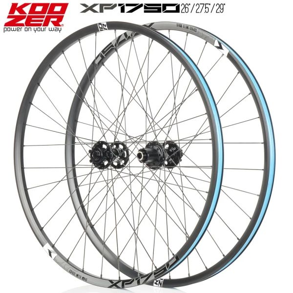 Partes Koozer XP1750 Rueda de bicicleta de montaña 26 27.5 29 pulgadas QR TA 32 HG HG XD MS 11 12 Velocidad de tubeles