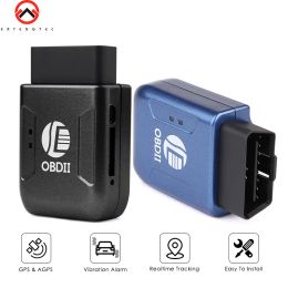 Onderdelen Mini Car GPS Tracker TK206 GSM GPRS Tracker Car Vehicle OBD II GPS Real Time GSM Quad Band Antitheft Vibration Alarm PK OB22
