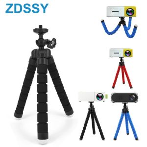 Onderdelen mini -statief statief voor YG300 J15 Mini Projector Camera Holder Sponge Octopus Monopod Tripe Stand Mini Tripod Stativ voor telefoon