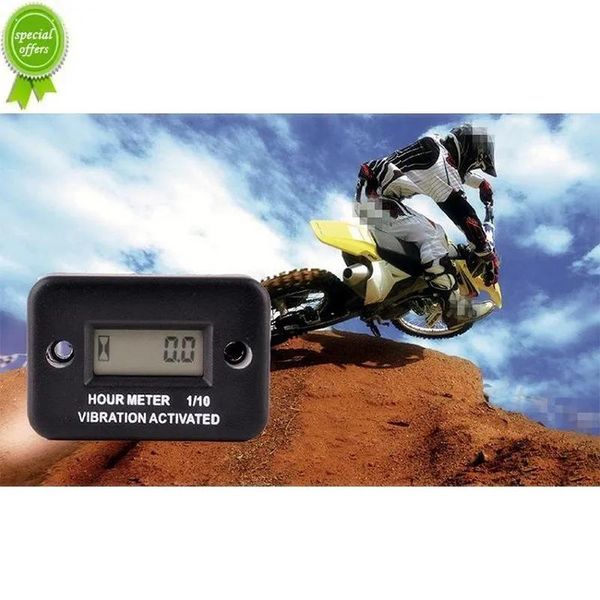 Piezas Nuevo Motor digital a prueba de agua Tacómetro Medidor de horas Tacómetro Medidor RPM del motor Pantalla LCD para motocicleta Motor Carrera Motor Coche Barco