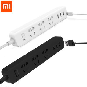 Pièces BRILLE DE POWER XIAOMI ORIGINALE avec 3 bouchons d'extension USB Plug de charge rapide Multifinection Fast Charging Power 10A 250V 2500W