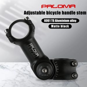 Onderdelen Paloma Bike Stam Riser Verstelbare hoek Aluminium Legering Vork Stam Adapter Mountain Bicycle Standbar Steelaccessoires