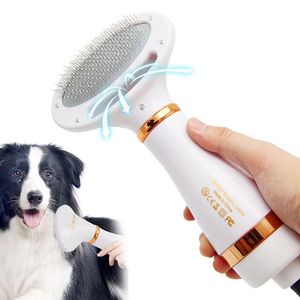 Parties Pet Dog Dryer Calme 2in1 Sécheurs de poils de chien et peignez Brush Brushing Kitten Cat Hair Peigt Puppy Fur Blower Low Bruit Tempature