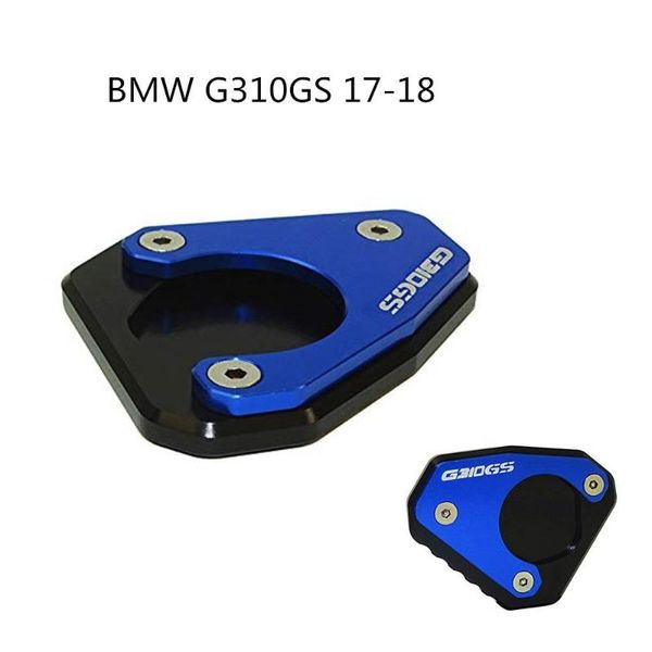 Piezas de motocicleta profesional Kickstand pie soporte lateral extensión Pad para G310GS 17-18