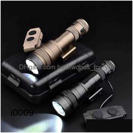 Pièces Rein 2.0 Micro Kit 1300Lumens Lampe de poche en métal avec interrupteur à double fonction Fit 20 mm Picatinny Rail Wadsn Drop Livraison