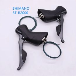 Pièces Shimano Claris ST R2000 Levier à double commande 2x8 Spee St R2000 Derilleur Road Bike R2000 Shifter 16 Speed