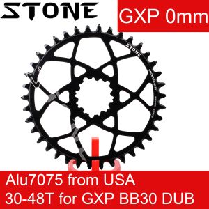 Onderdelen Stone Chainring Round 0mm 0 mm Offset voor SRAM GXP X9 X0 XX1 X1 30T 32 34 36 38 40 42 44 44 46 48T Bike Kettingwiel Tandwiel Dub