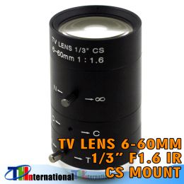 Parts TV Lens 660mm 1/3 "F1.6 Manuel de caméra industrielle IRIS Zoom Focus CS CS Mount CCTV Lens