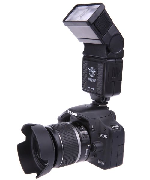 Parties Yinyan BY24ZP Universal Hot Shoe Speedlite Flashlite pour Canon 5D4 6D 5D3 pour Nikon D850 D750 pour Olympus pour Pentax pour Fujifilm