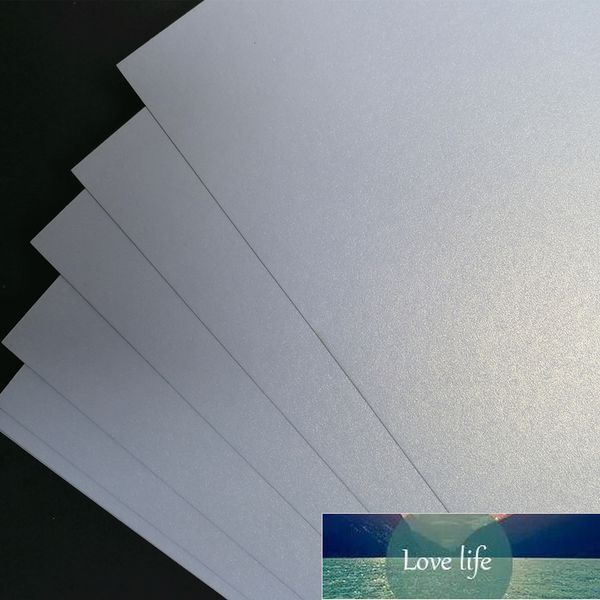 Fête 50pcs gratuit A4 taille 21x29.7cm 120/160/200/250/300gsm perle papier double glace blanc couleur modèle décorations de mariage