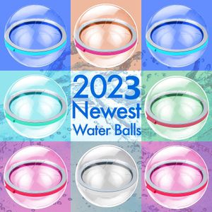 Ballons de fête Drop Silicone Ballons d'eau réutilisables Summer Beach Play Toy Pool Party Favors Jeux d'eau Water Bomb Splash Water Balls 230625