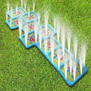 Ballons de fête Iatable Water Spray Number Pad Summer Children Outdoor Pool Beach Lawn Play Square Grid Mat 221129