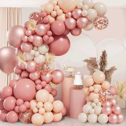 Fêtard ballons tendre rose ballon garland arc arc kit de mariage anniversaire de mariage décoration adulte gamin baby shower décor de ballons de mariage