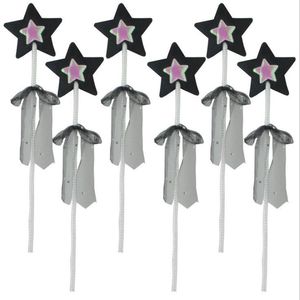 Party Black Stars Fairy Wand Scepter gunsten Holiday Festives Halloween Christmas Performance Props