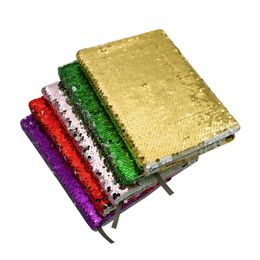 Party Blank Sublimation Notebook A6 Magic Sequin Reversible Notebook Office School WLL1645