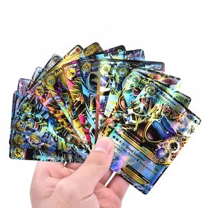 Juego de mesa Genie Card Toys V VMAX Versión en inglés Versión Magic Magic Shiny Cards Play Games Collection 100pcs Booster Box Kids Toy ZM1019