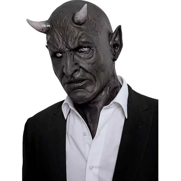 Fiesta Cosplay Máscaras Adulto Disfraz de Halloween Demonio Diablo Monstruo Máscara de látex Festival Cosplay Props Mueca Unisex Mefistófeles Máscaras Prop