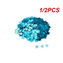 Décoration de fête 1/2pcs sac 6mm paillettes paillettes étoiles table confettis saupoudrer pour anniversaire mariage or laser pentagramme fournitures