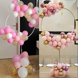 Party Decoration 1/2set Ballon Bogen Ballonnen Hoop Stand Wedding Baloon Holder Kolom Baby Shower Balons Garland Verjaardag Deco