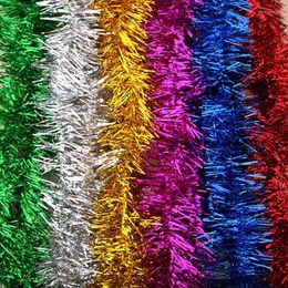 Décoration de fête 1.8 M bande de couleur de noël guirlande décor d'arbre Festival anniversaire anniversaire année disposition de la scène