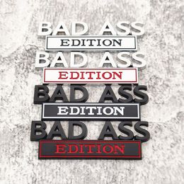 Party Decoratie 1 Pcs BAD ASS EDITION Auto Sticker Voor Auto Truck 3D Badge Embleem Decal Auto Accessoires 10x3.4cm