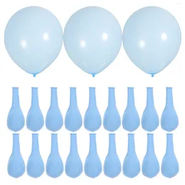 Decoración de fiestas 100 PCS Globos de cumpleaños Baby Blue Bulk Macaron Festival Decoración de bodas para niños