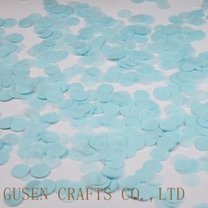 Party Decoratie 1000 stcs/zak 1 inch lichtblauw Tissue Paper Wedding Confetti Baby Bridal Shower Table Decor - Girl PO Prop