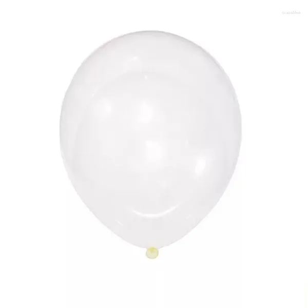 Décoration de fête 100pcs 12 pouces Clear Transparent Ball Balloon Ballon Anniversaire Mariage des fournitures LATÉX Hélium