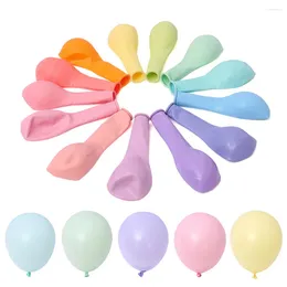 Décoration de fête 100pcs macarons couleur pastel ballons de bonbons en latex rond des balons d'hélium pour l'anniversaire 10 pouces