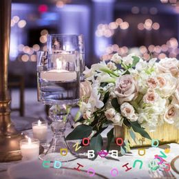 Décoration de fête 10500 PCS Alphabets 6 mm décor de table romantique Sprinkle Letters façonnés pour l'anniversaire de mariage