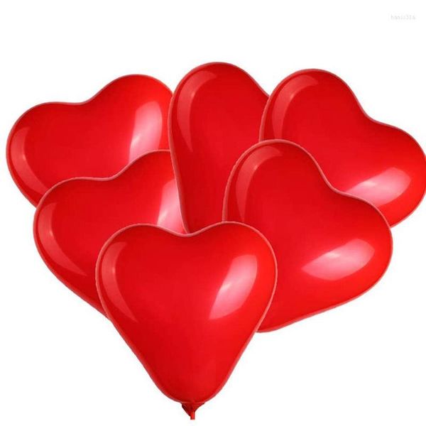 Décoration de fête 10pcs 10in Ballons en latex en forme de coeur pour la Saint-Valentin Proposition de mariage Anniversaire de mariage