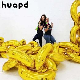 Feestdecoratie 10 stks 16 inch Gouden Zilveren Letters 0 Combinatie Ballon Keten Hip Hop Thema Verjaardag DIY Benodigdheden